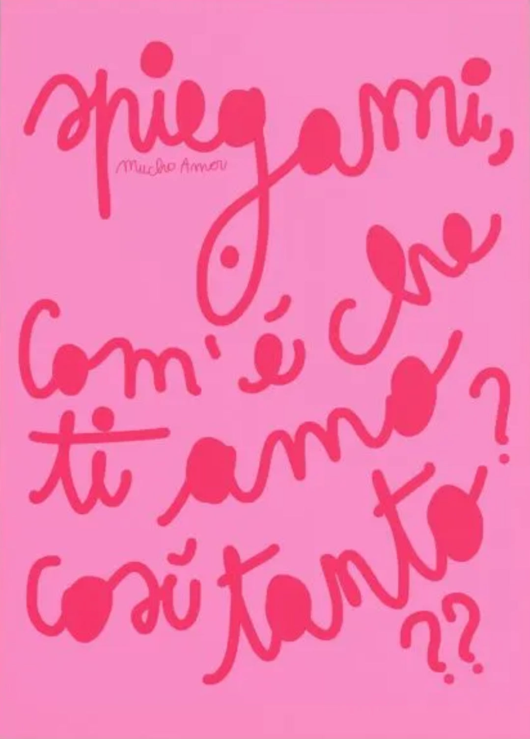 Spiegami com’é che ti amo così tanto